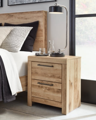 Hyanna King Panel Storage Bed with Dresser and Nightstand