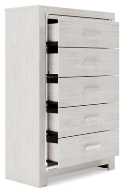 Altyra Full Panel Bed, Dresser, Mirror and Chest