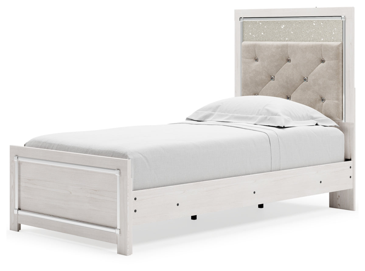 Altyra Twin Panel Bed, Chest and Nightstand