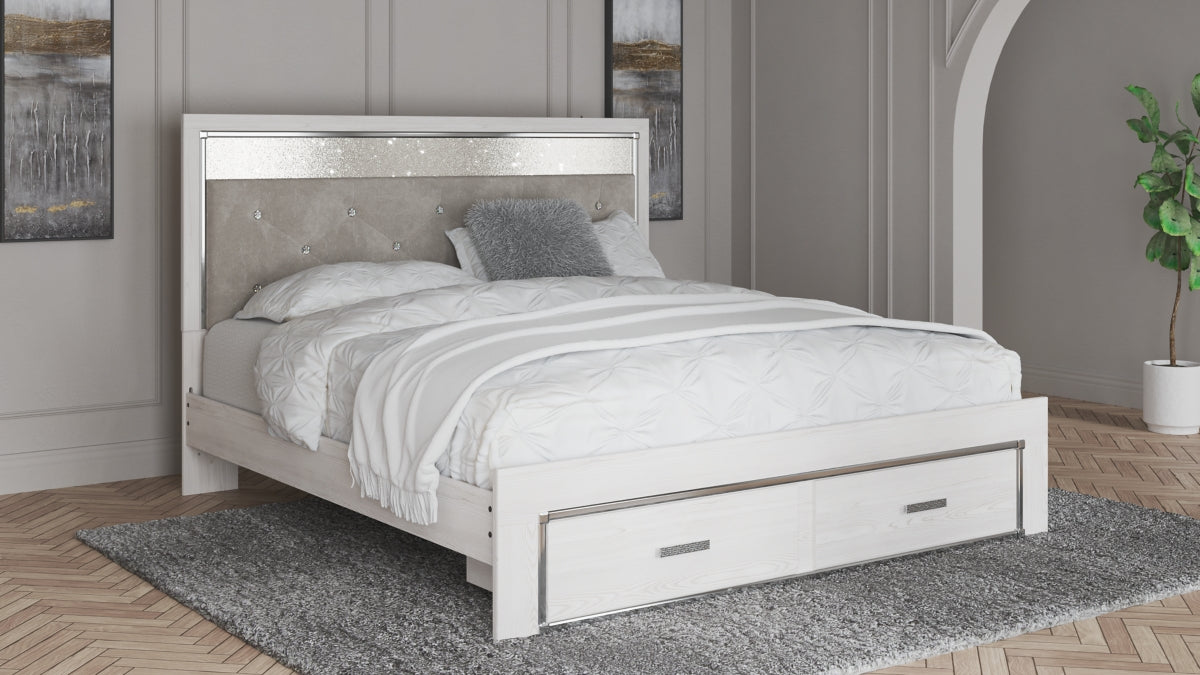 Altyra King Storage Bed, Chest and 2 Nightstands