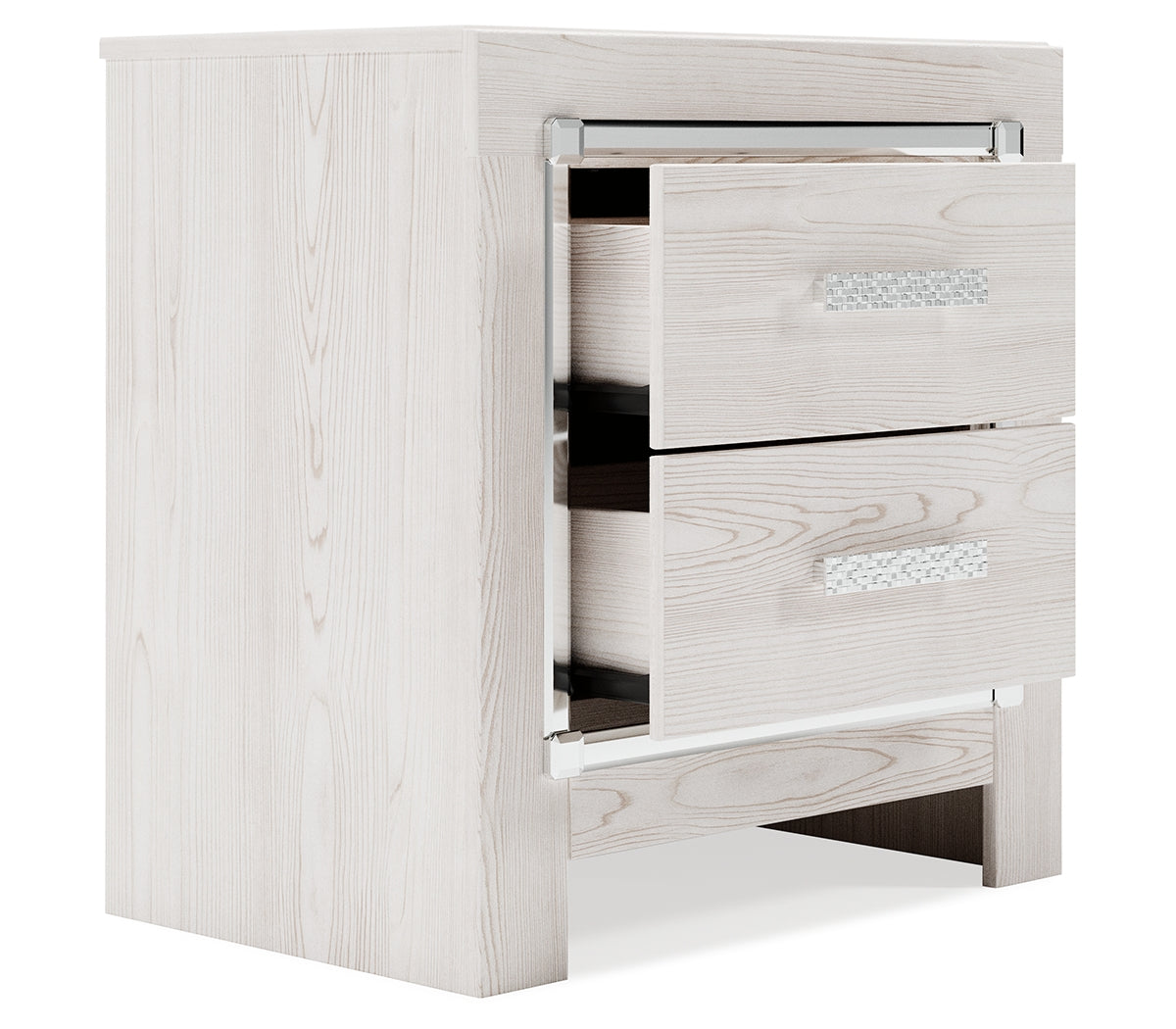 Altyra Queen Panel Storage Bed, Dresser, Mirror and Nightstand