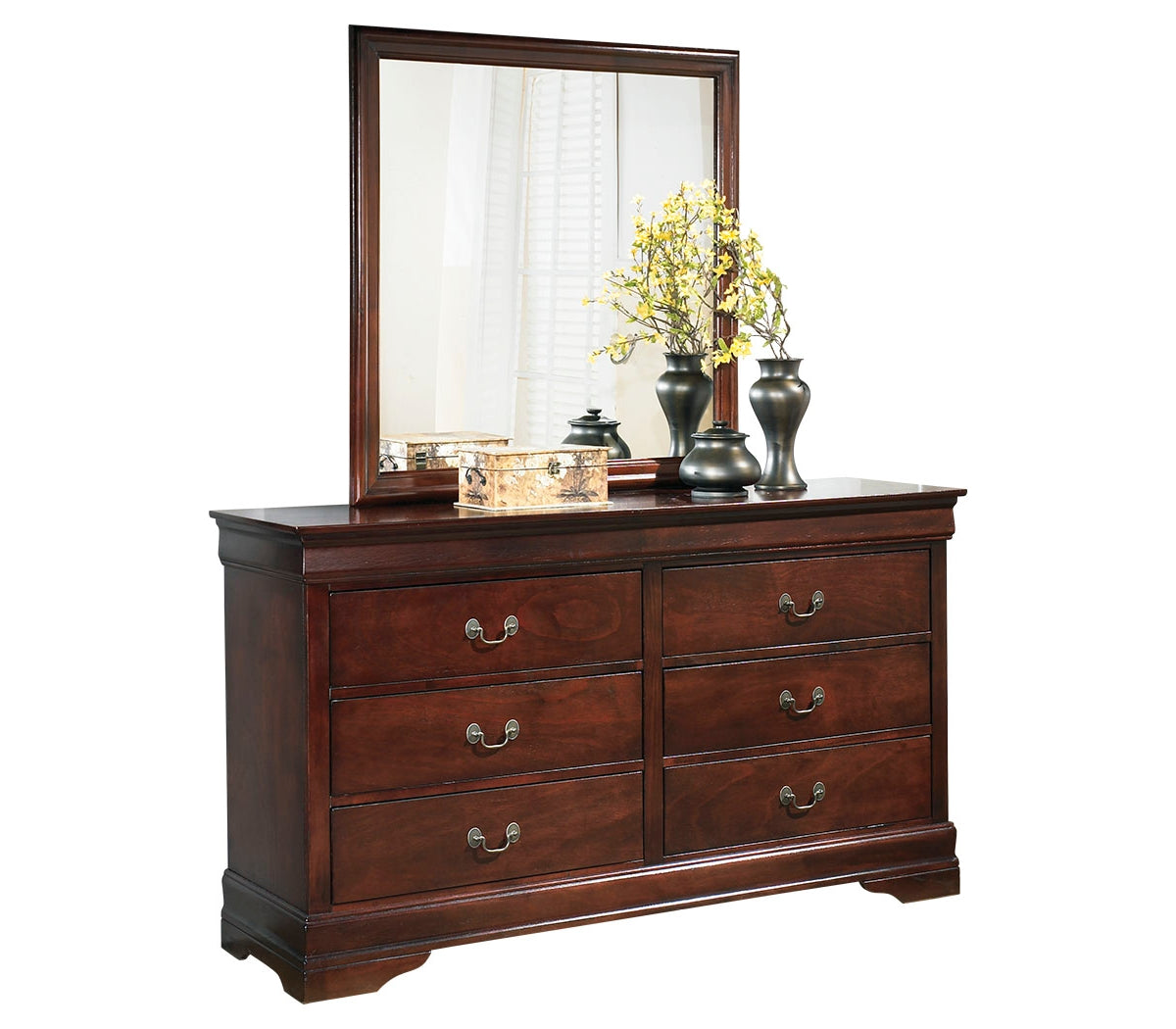 Alisdair King Sleigh Bed, Dresser, Mirror and Nightstand