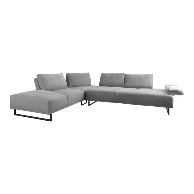 Arden Taupe 2-Piece Adjustable Back Sectional
