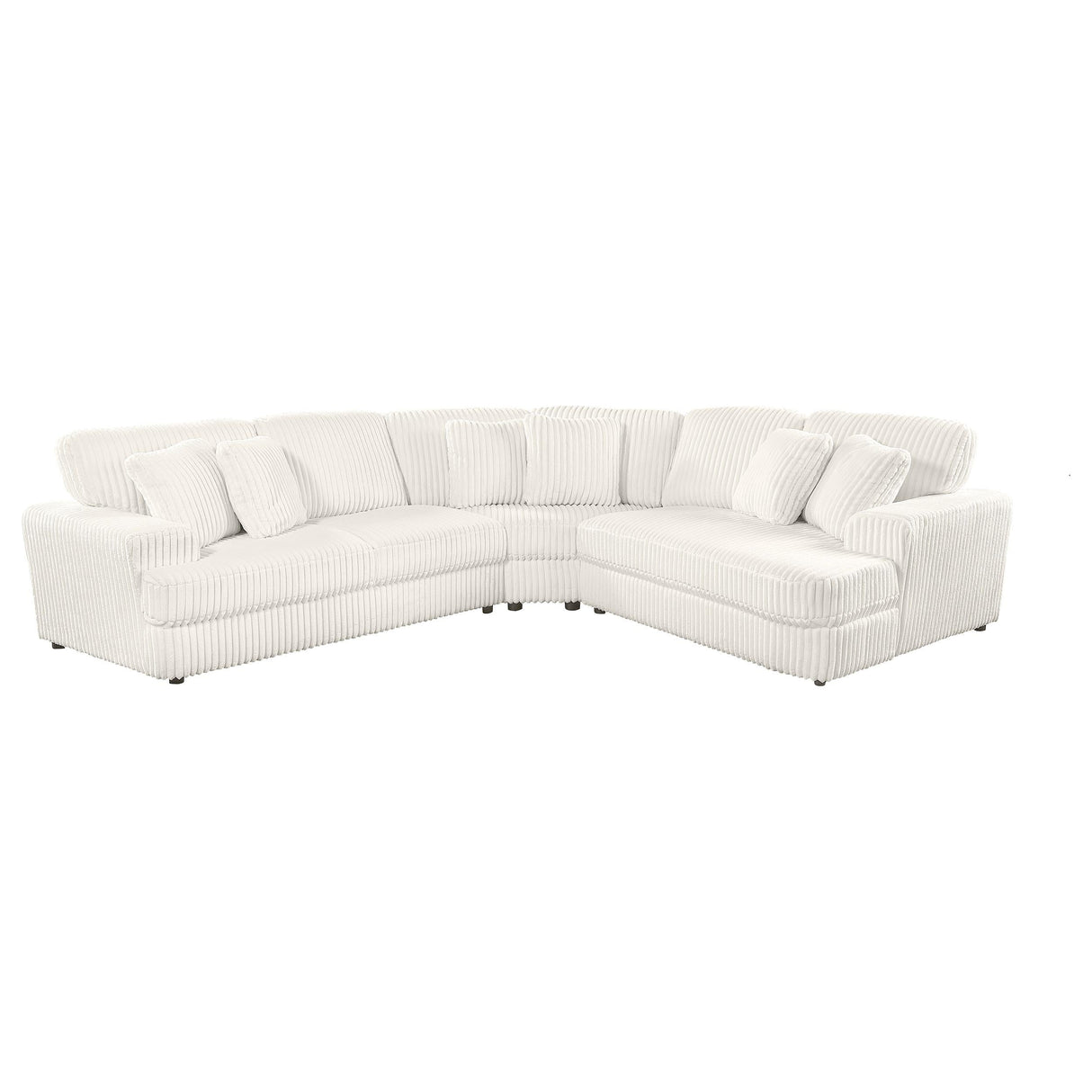 Emberson Ivory 3-Piece Modular Sectional Sofa
