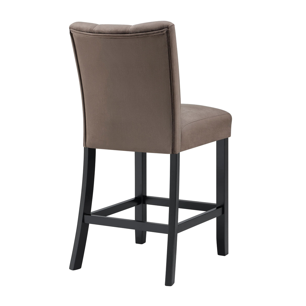 Vega Black/Brown Counter Height Chair, Set of 2