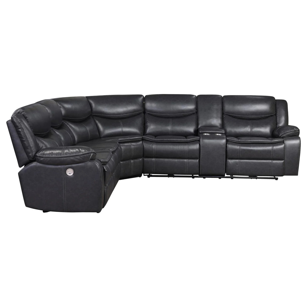Sycamore Dark Gray Power Reclining Sectional