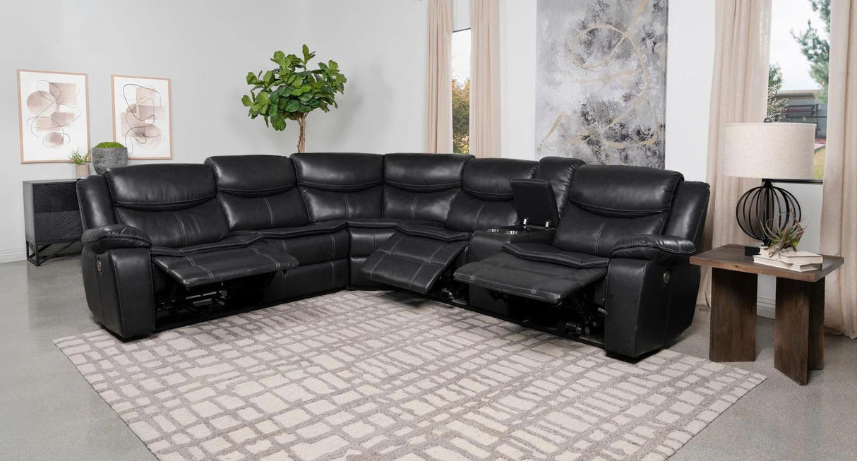 Sycamore Dark Gray Power Reclining Sectional