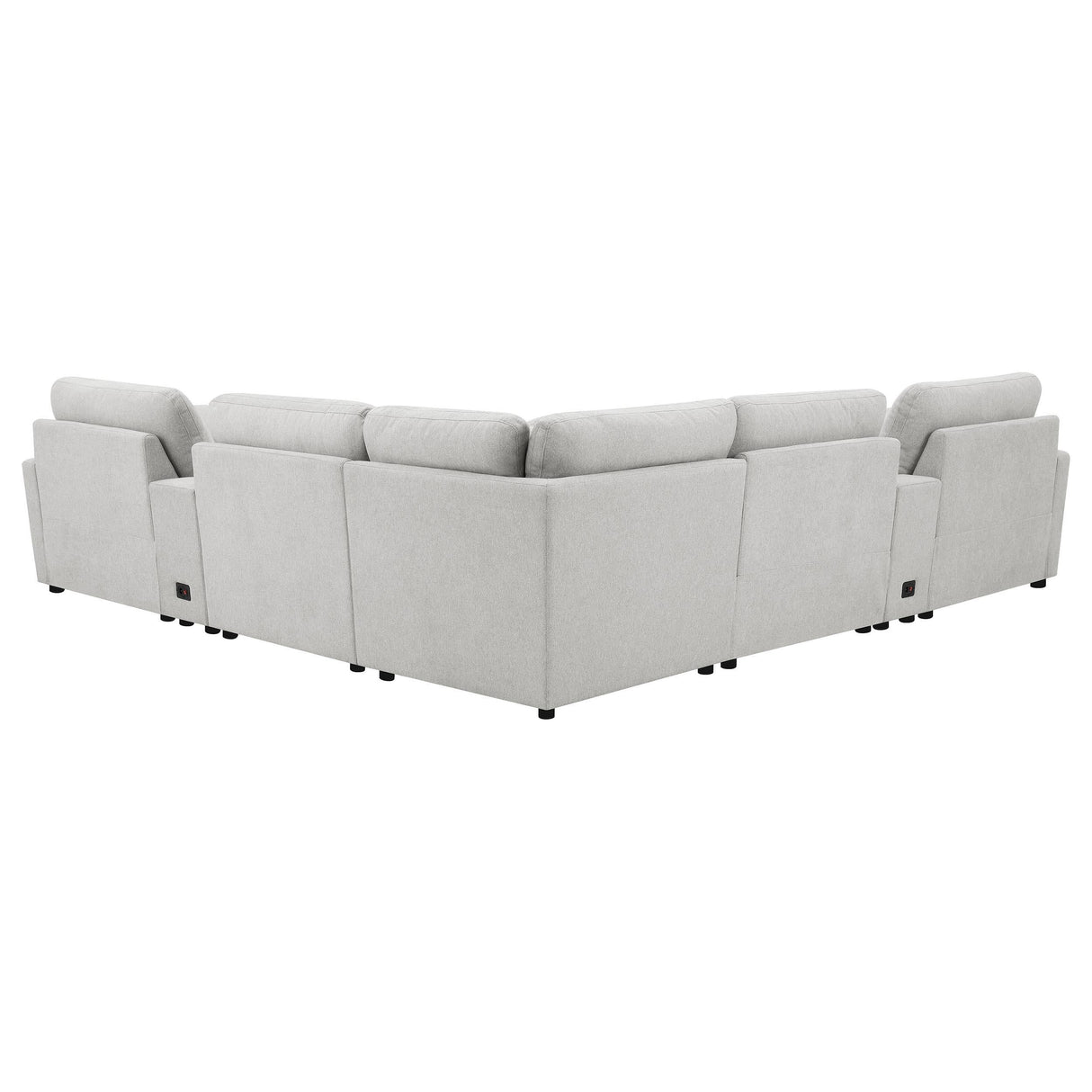 Collins Gray 7-Piece Modular Power Reclining Sectional
