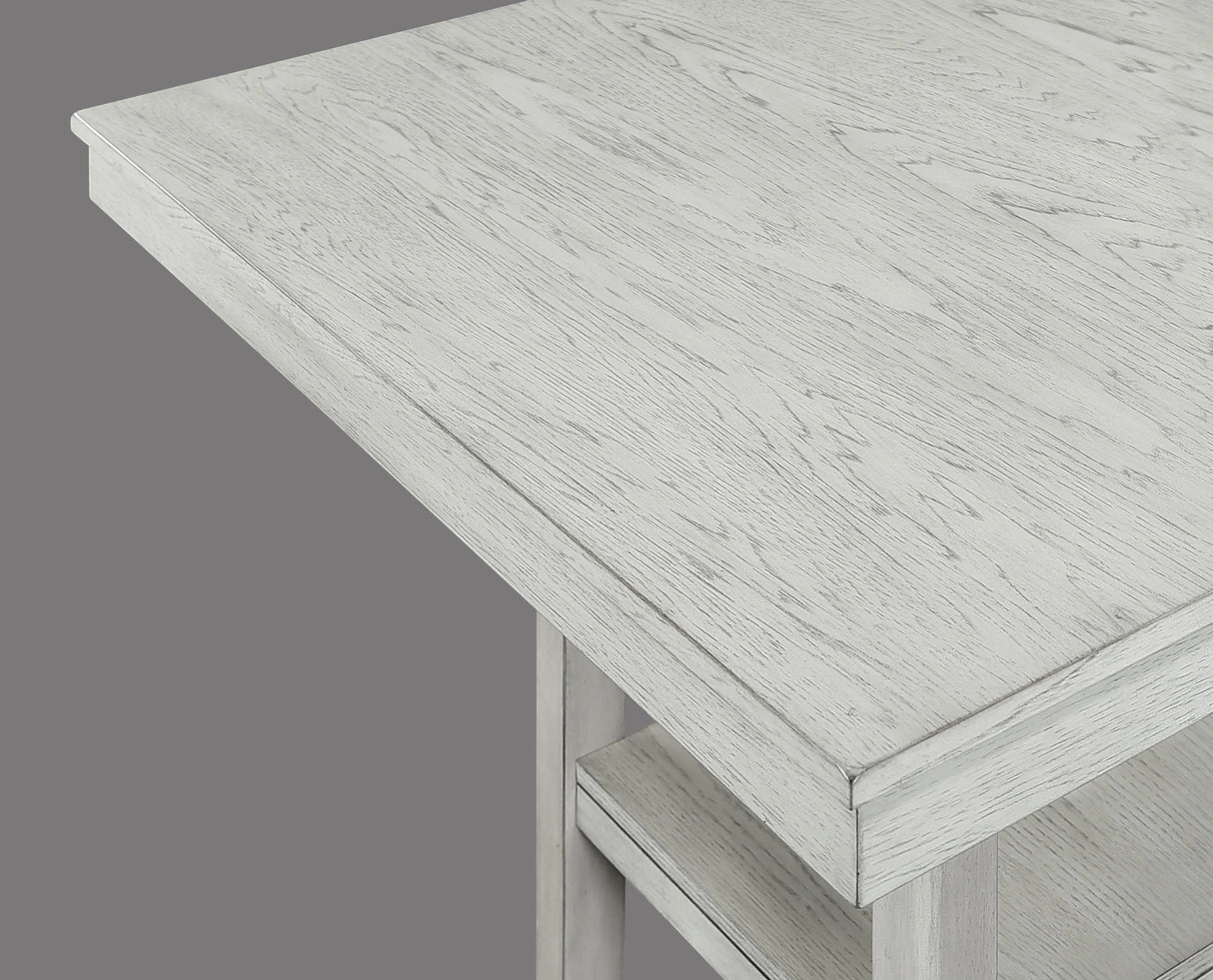 Lester Driftwood 5-Piece Counter Height Set