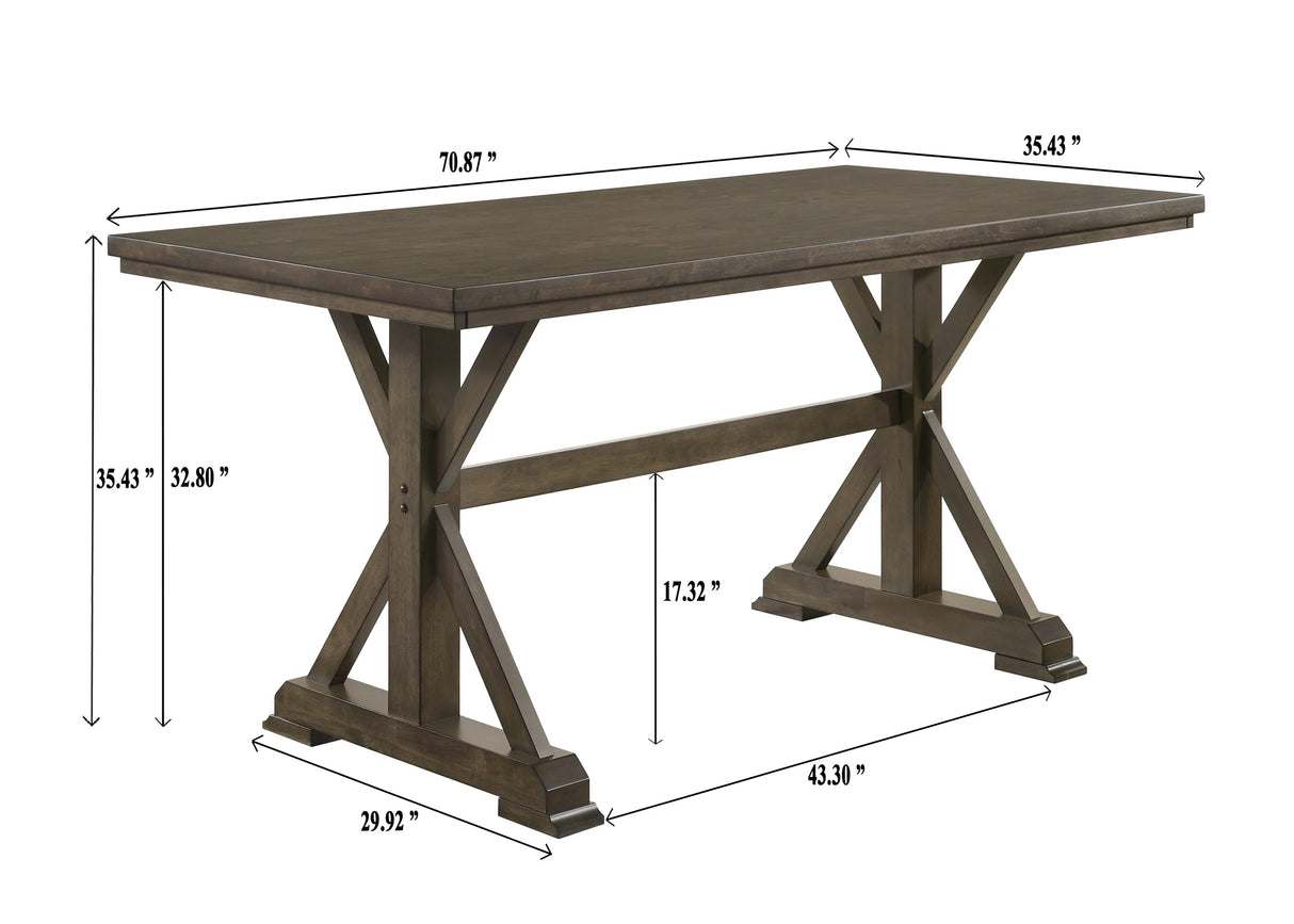 Lloyd Brown Counter Height Table