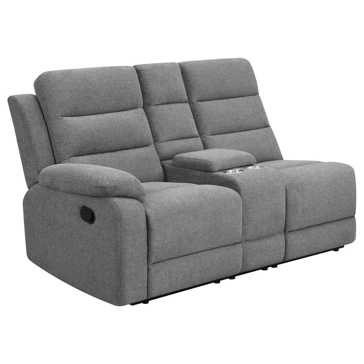 David Smoke 3-Piece Upholstered Motion Sectional with Pillow Arms