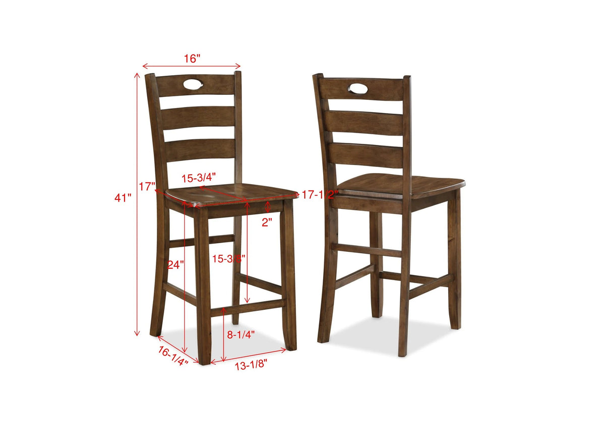 Ashborn 5-Piece Counter Height Dining Set