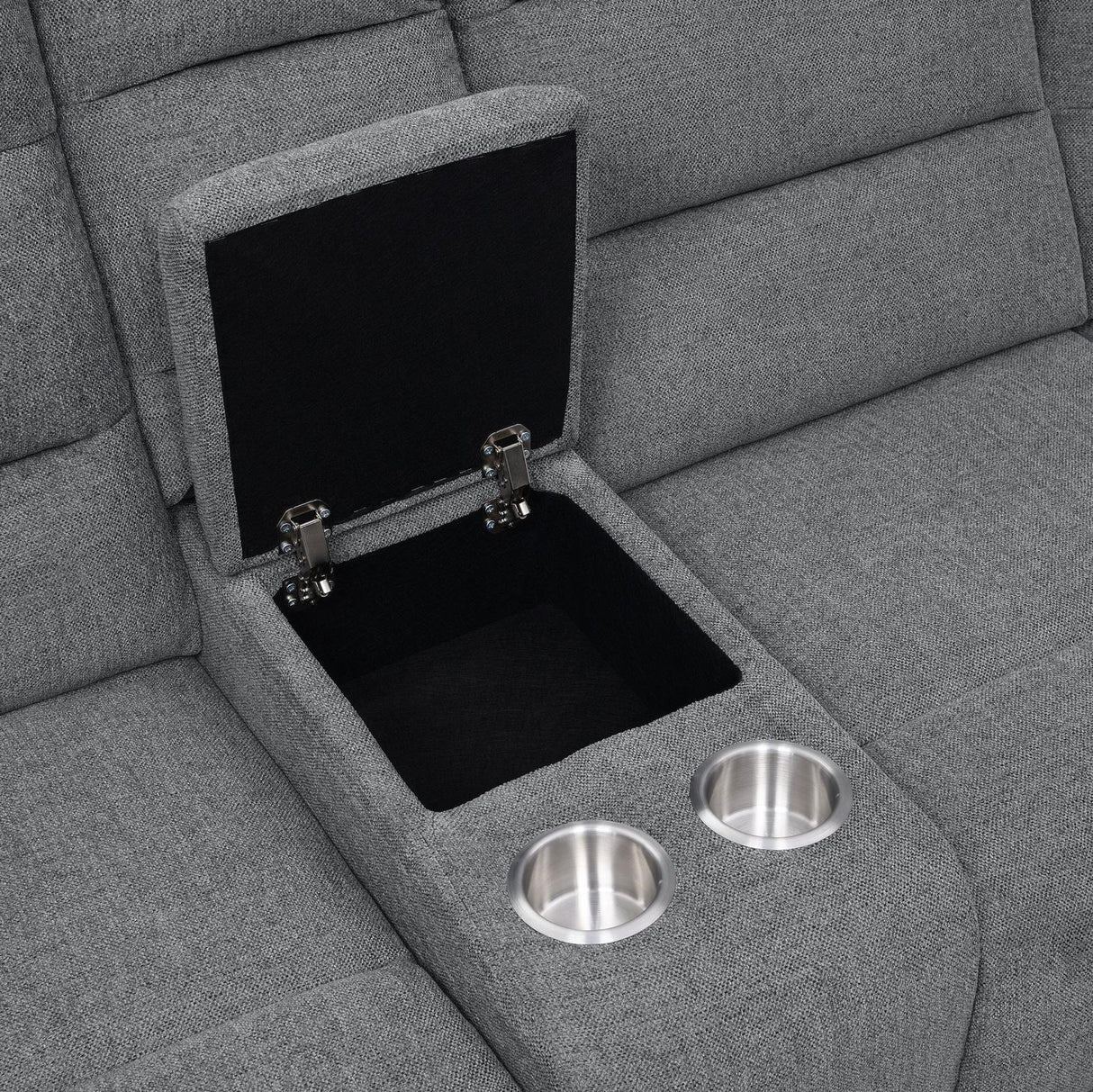 David Smoke 3-Piece Upholstered Motion Sectional with Pillow Arms