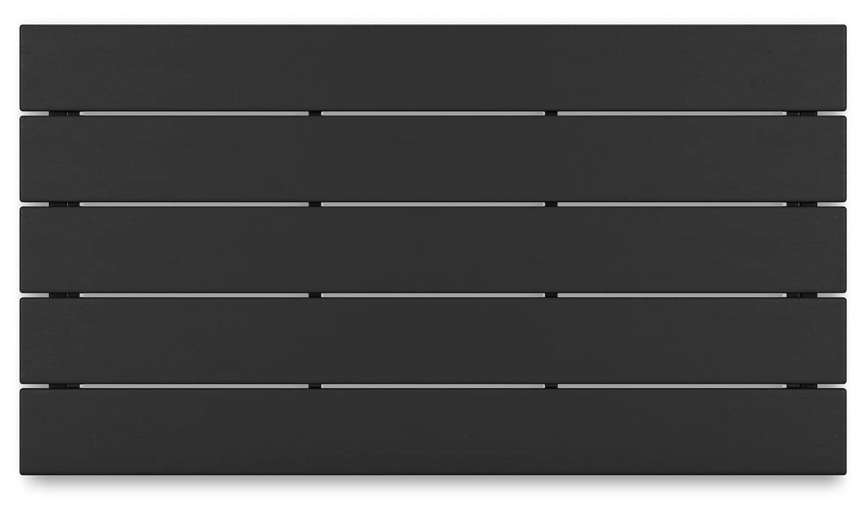 Hyland wave Black Outdoor Coffee Table