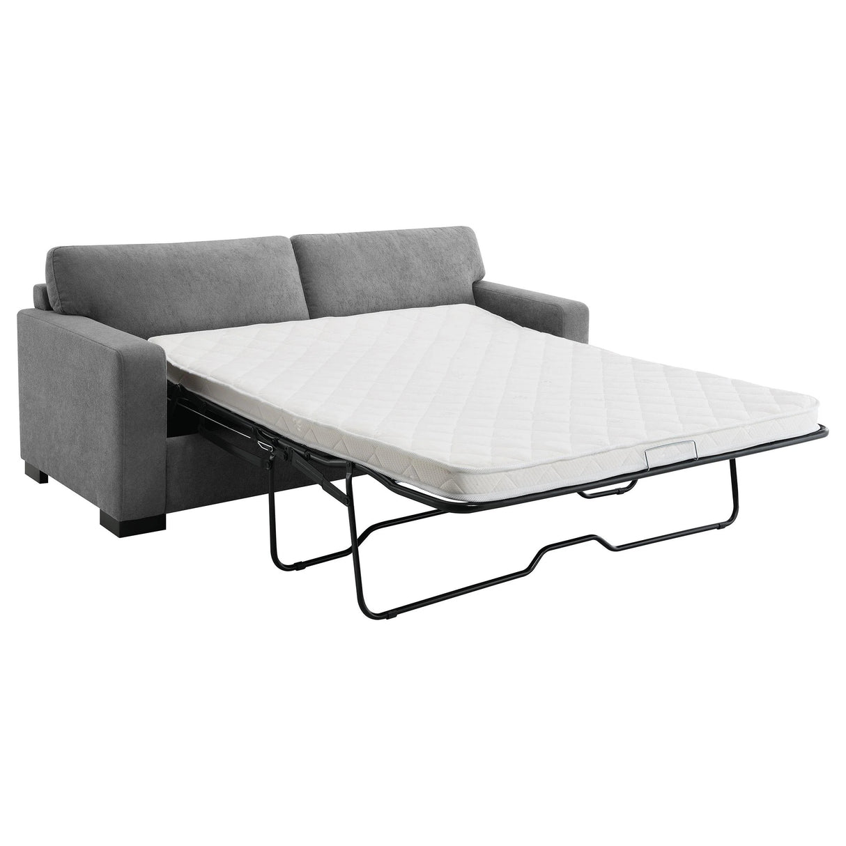 Simpson Gray Upholstered Sofa Sleeper with Queen Mattress