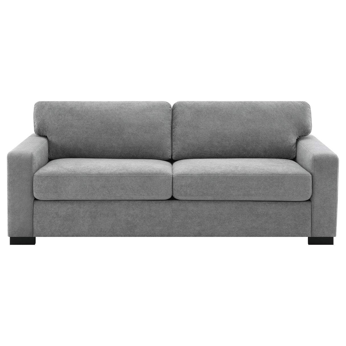 Simpson Gray Upholstered Sofa Sleeper with Queen Mattress