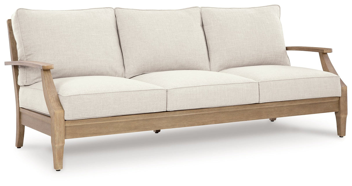 Carter Hall Beige Outdoor Sofa with Cushion
