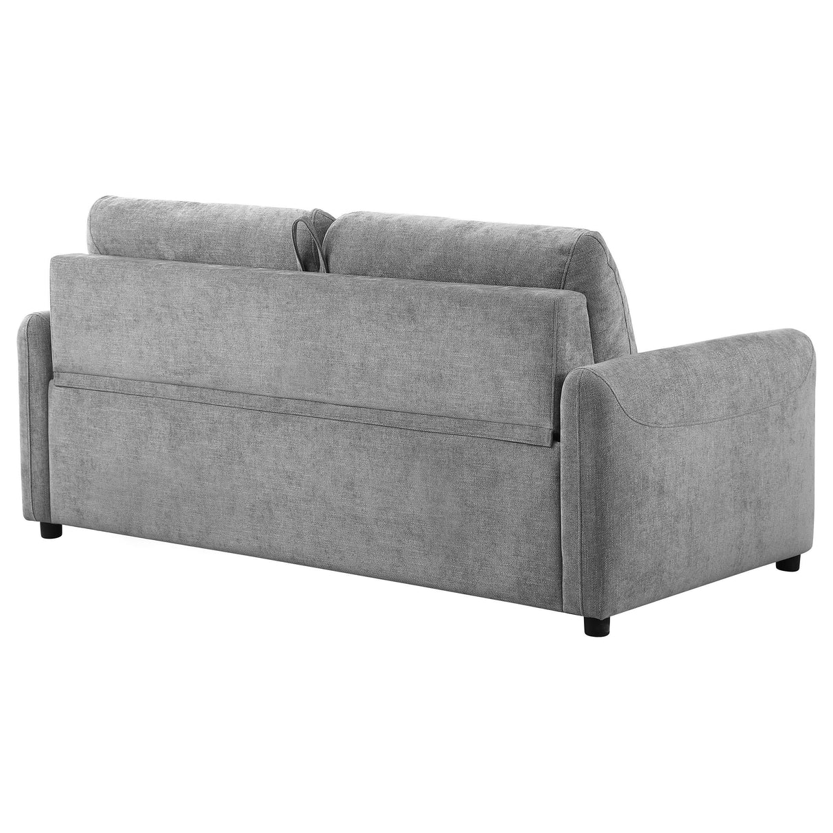 Rylie Gray Upholstered Sofa Sleeper with Queen Mattress