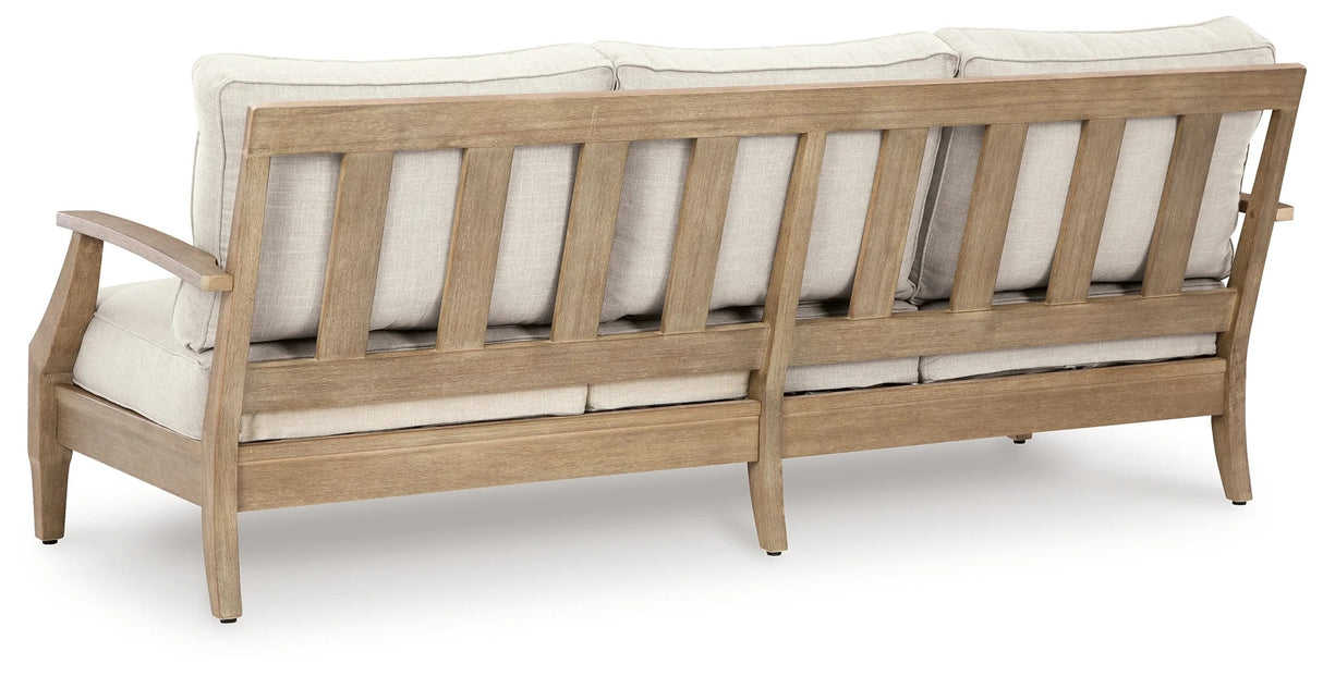 Carter Hall Beige Outdoor Sofa with Cushion