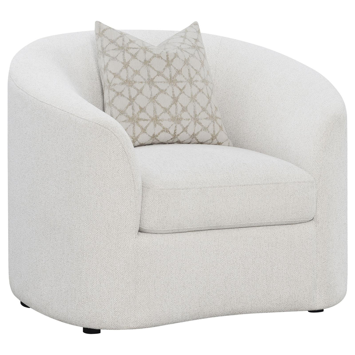 Rainn Latte Upholstered Tight Back Chair