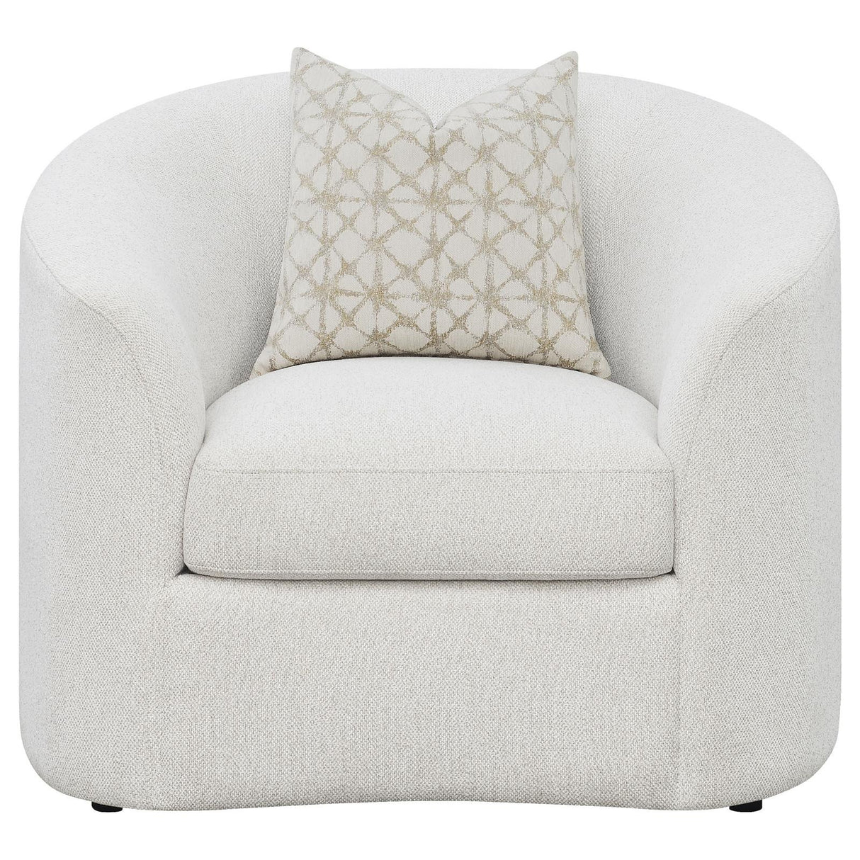 Rainn Latte Upholstered Tight Back Chair