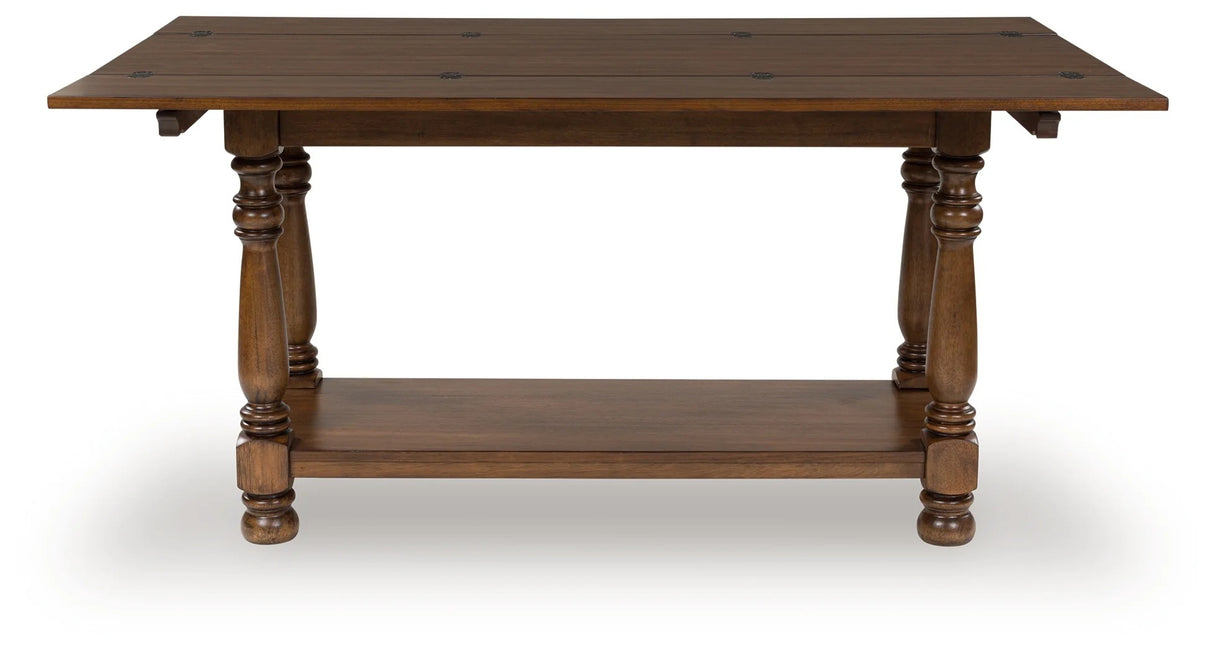 Sturlayne Brown Flip Top Sofa Table