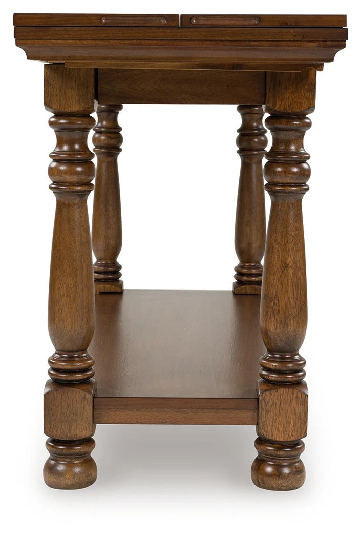 Sturlayne Brown Flip Top Sofa Table