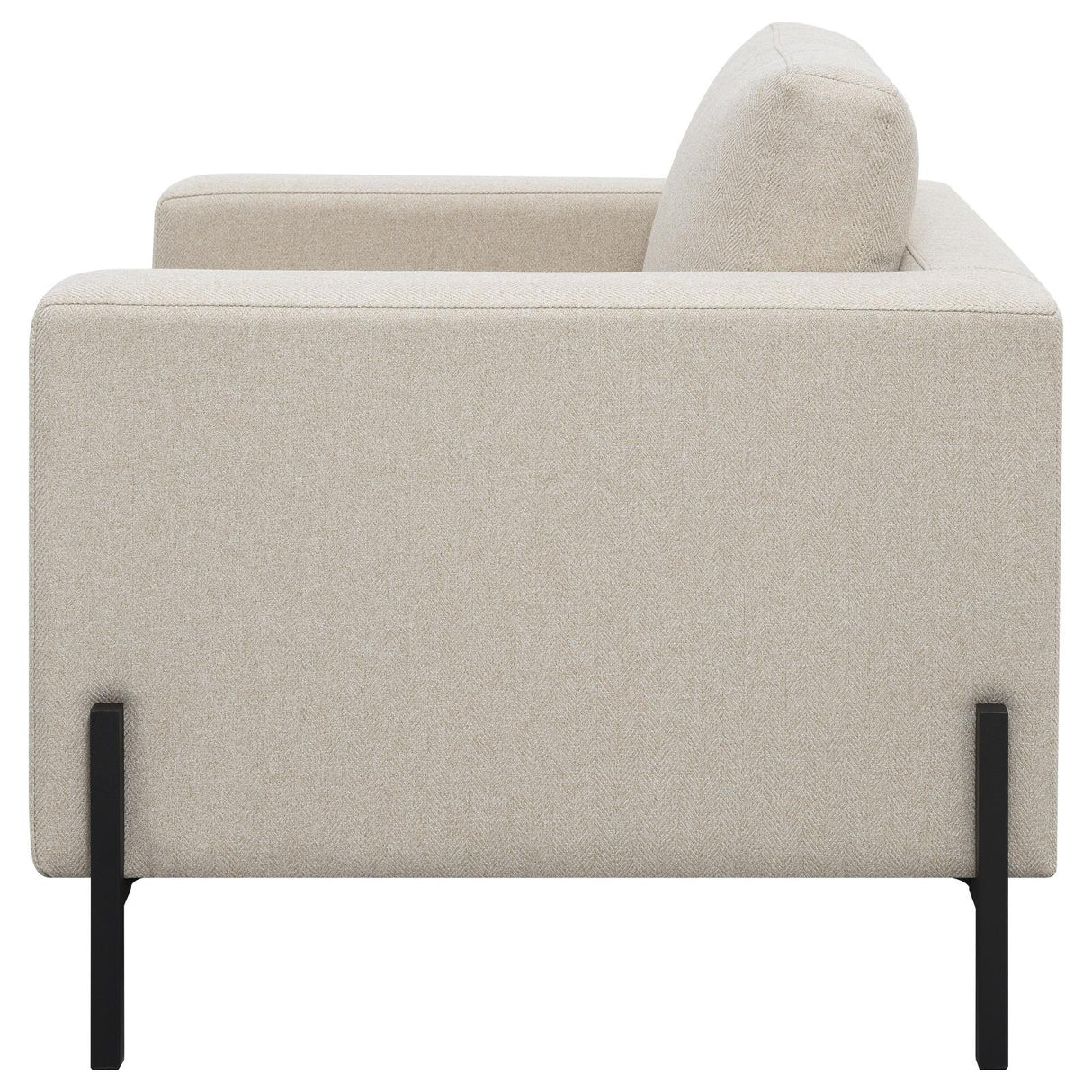Tilly Oatmeal Upholstered Track Arms Chair
