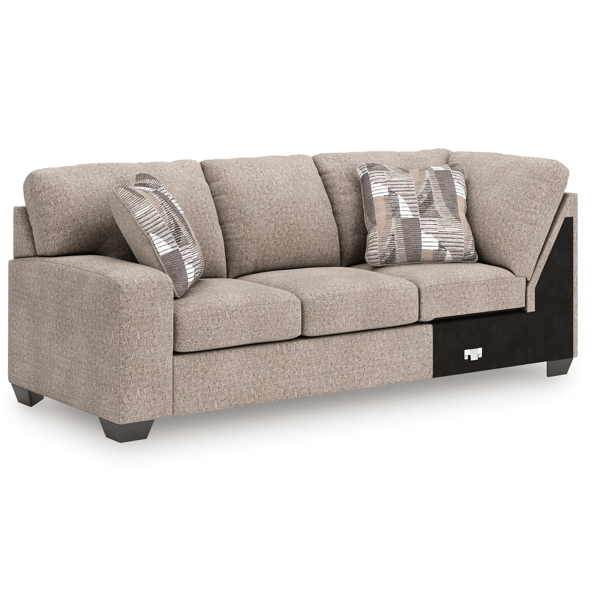 Seyler Lane Hemp 3-Piece RAF Chaise Sleeper Sectional