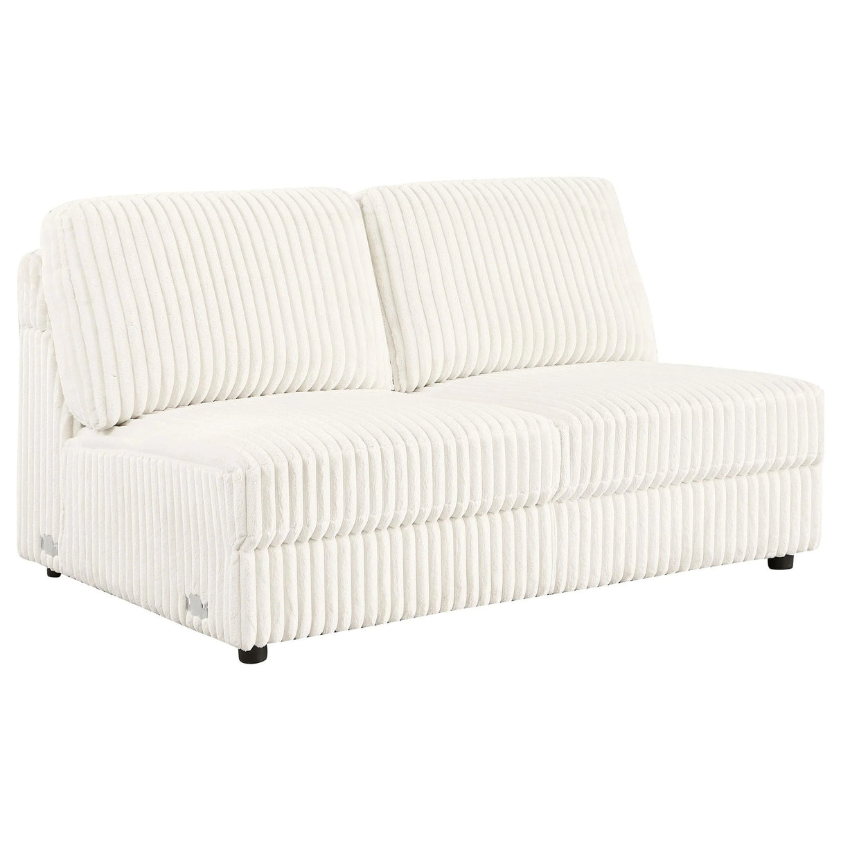 Charlotte Ivory 5-Piece Upholstered Curved Modular Sectional Sofa