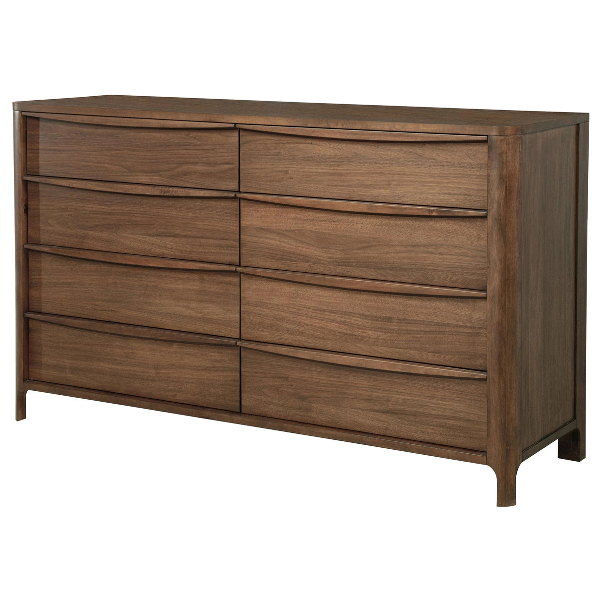 Maderia Walnut 8-Drawer Dresser