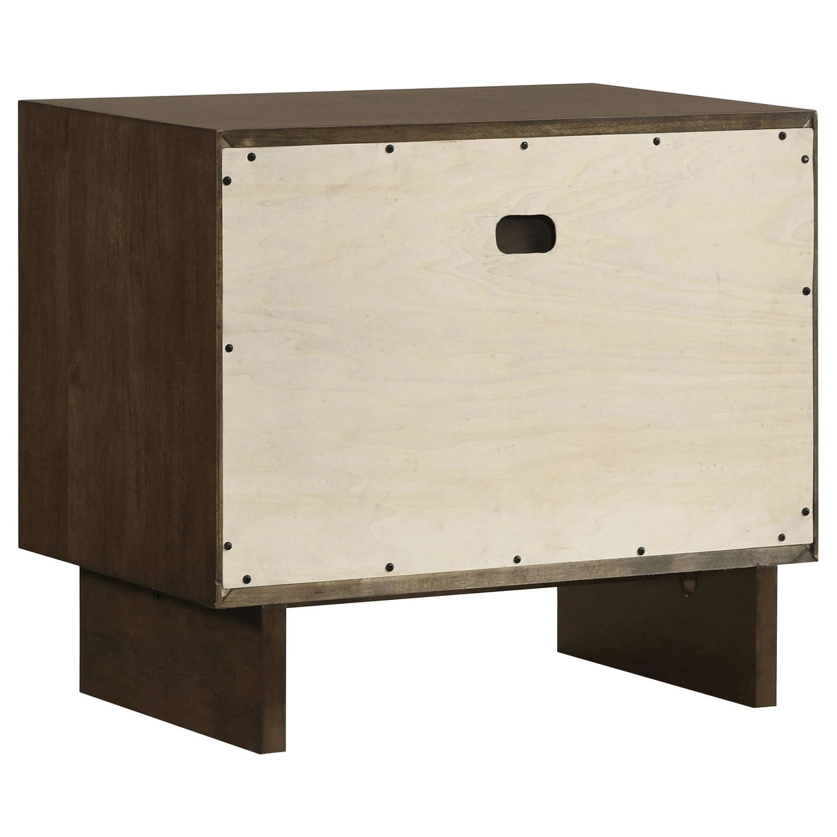 Glenwood Warm Brown 2-Drawer Nightstand