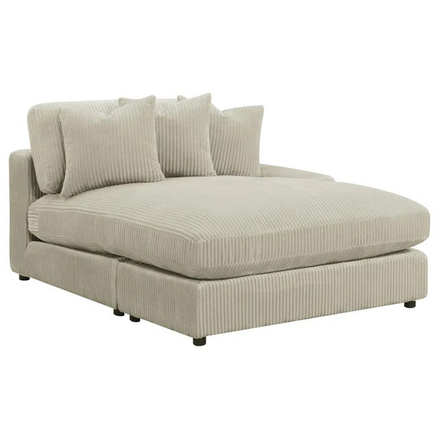 Blaine Sand Upholstered Reversible Sectional Sofa