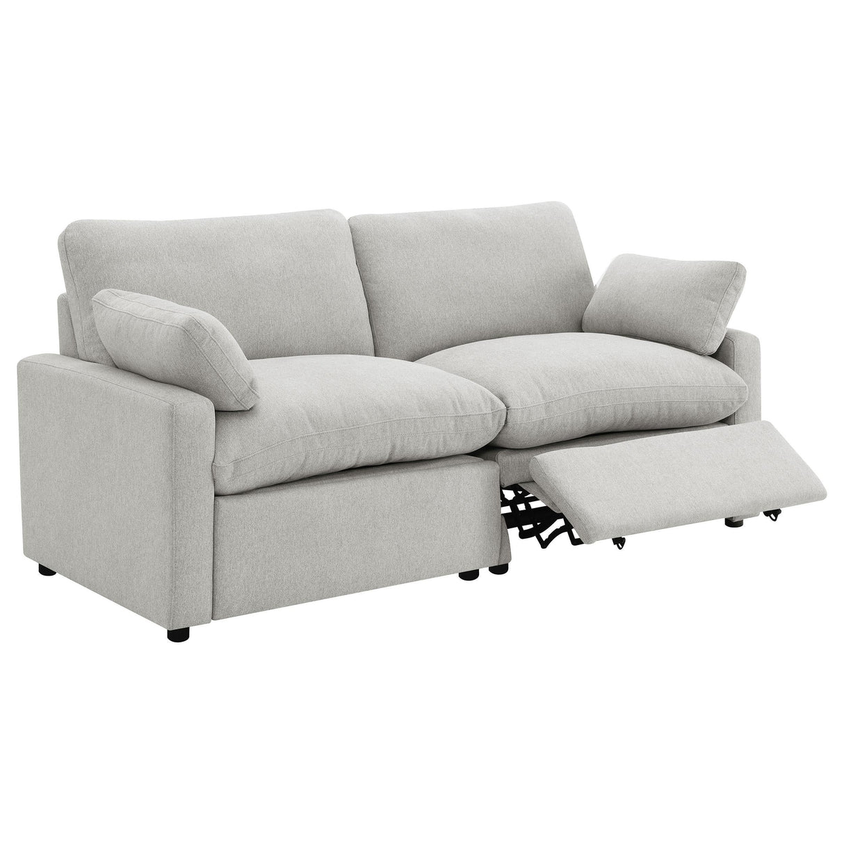 Collins Gray Modular Power Reclining Loveseat