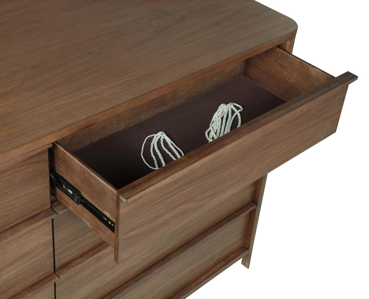 Maderia Walnut 8-Drawer Dresser