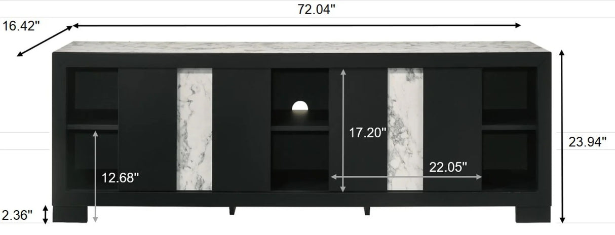Rangley Black TV Stand