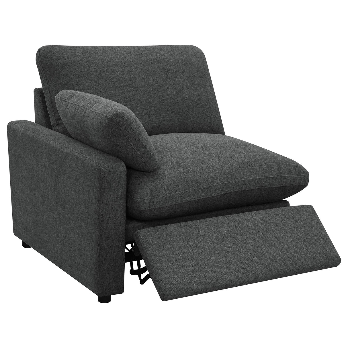 Collins Dark Gray Modular Power Reclining Loveseat
