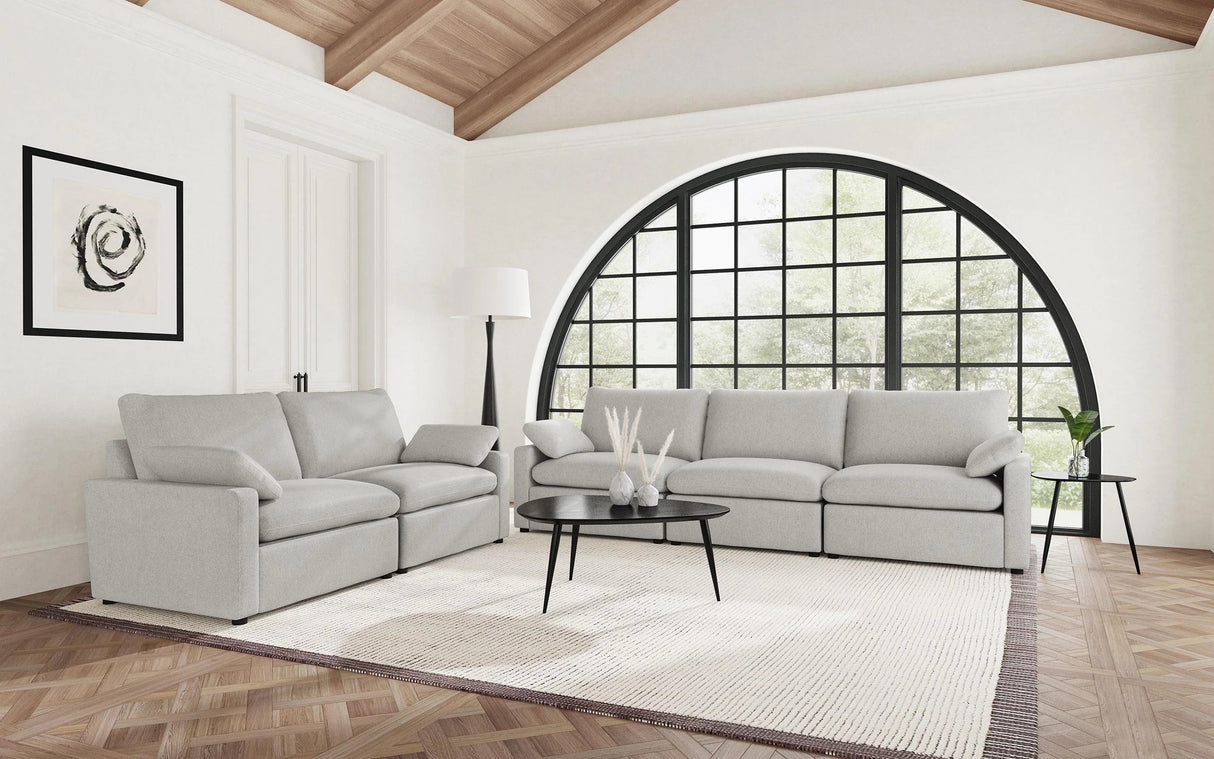 Collins Gray Modular Power Reclining Loveseat