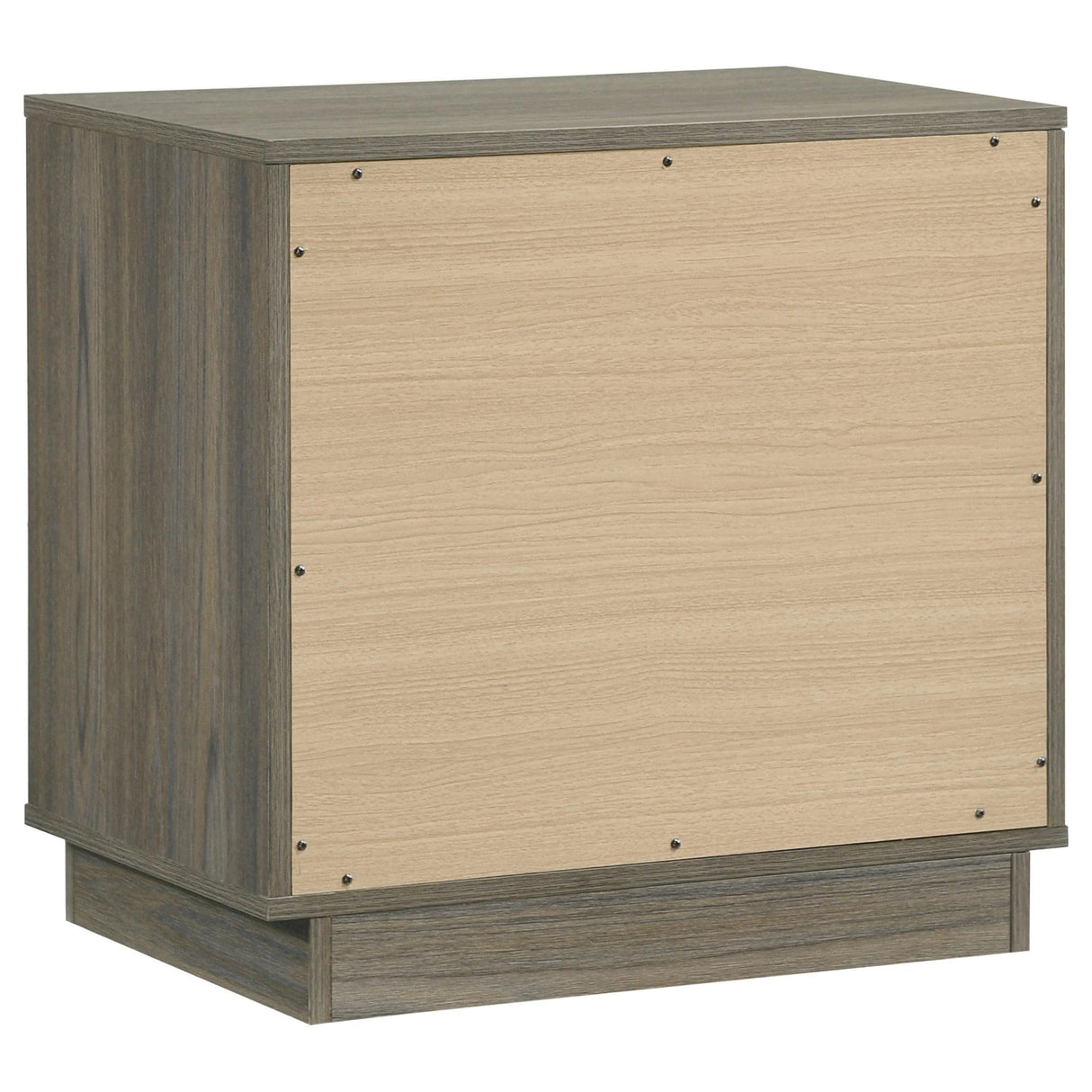 Fenwick Gray Oak 2-Drawer Nightstand