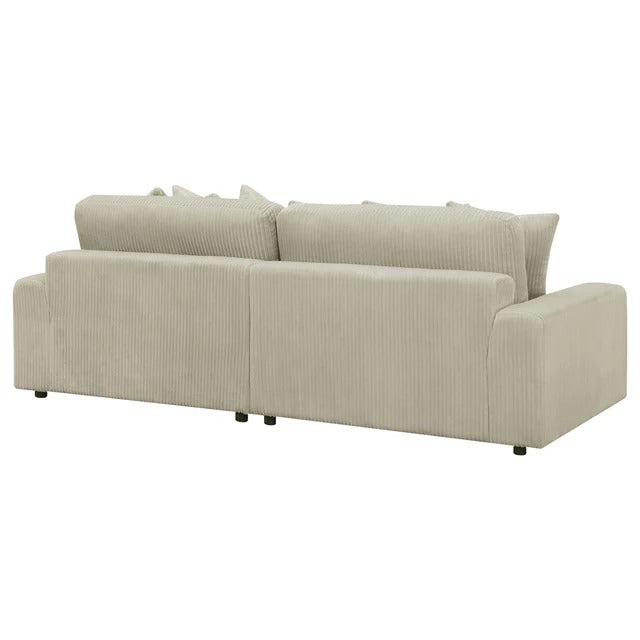 Blaine Sand Upholstered Reversible Sectional Sofa