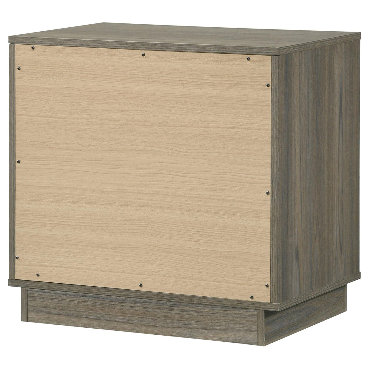 Fenwick Gray Oak 2-Drawer Nightstand