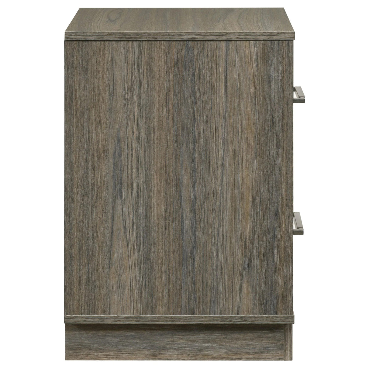 Fenwick Gray Oak 2-Drawer Nightstand