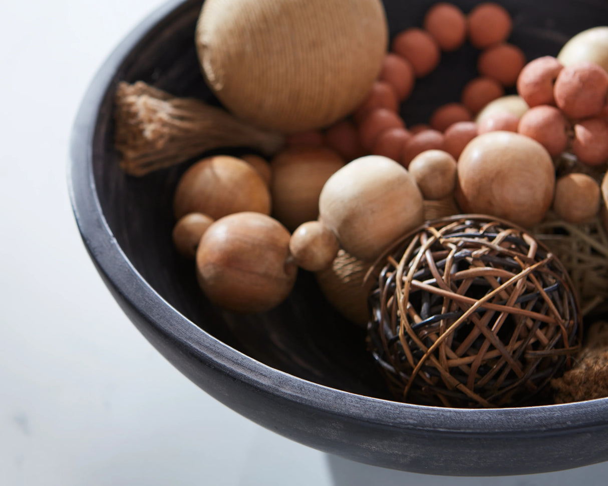 Meadie Distressed Black Bowl