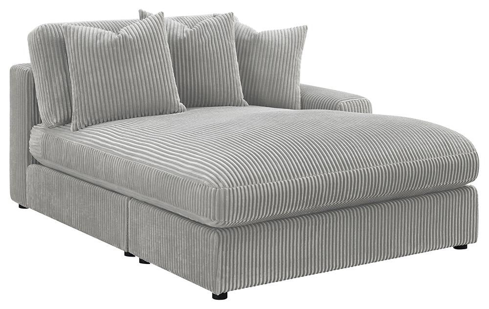 Blaine Fog Upholstered Reversible Sectional