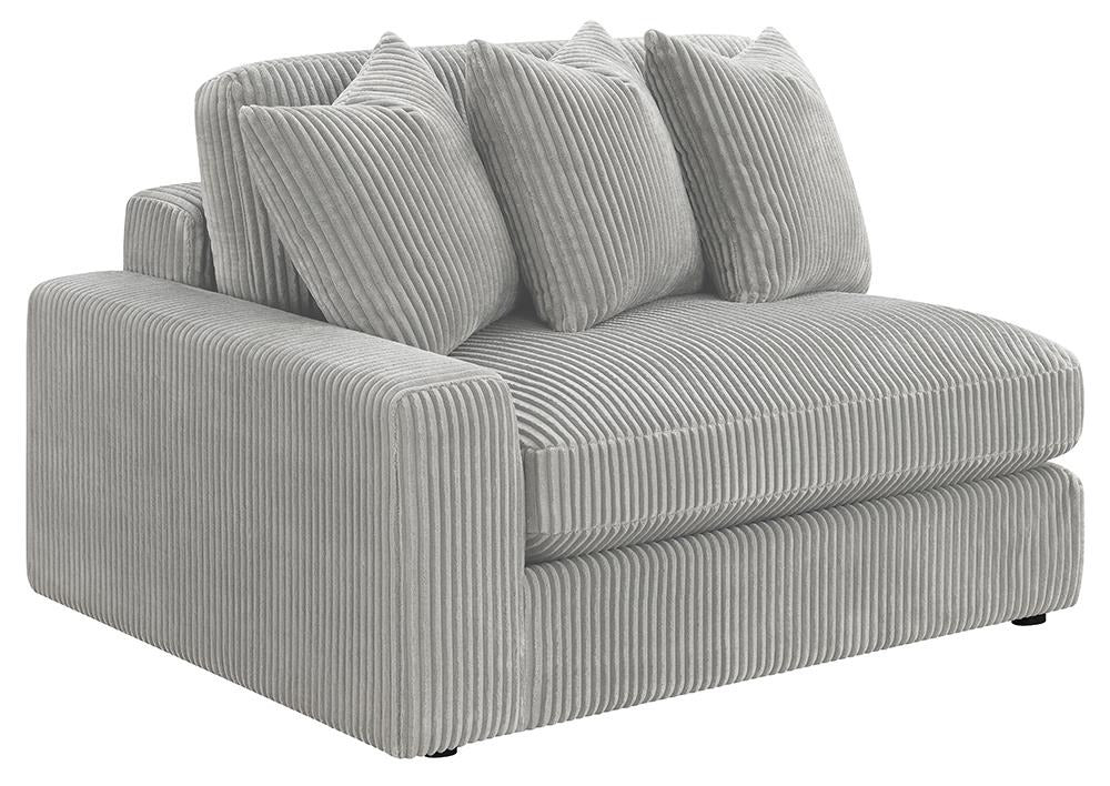 Blaine Fog Upholstered Reversible Sectional