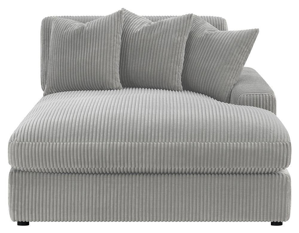 Blaine Fog Upholstered Reversible Sectional