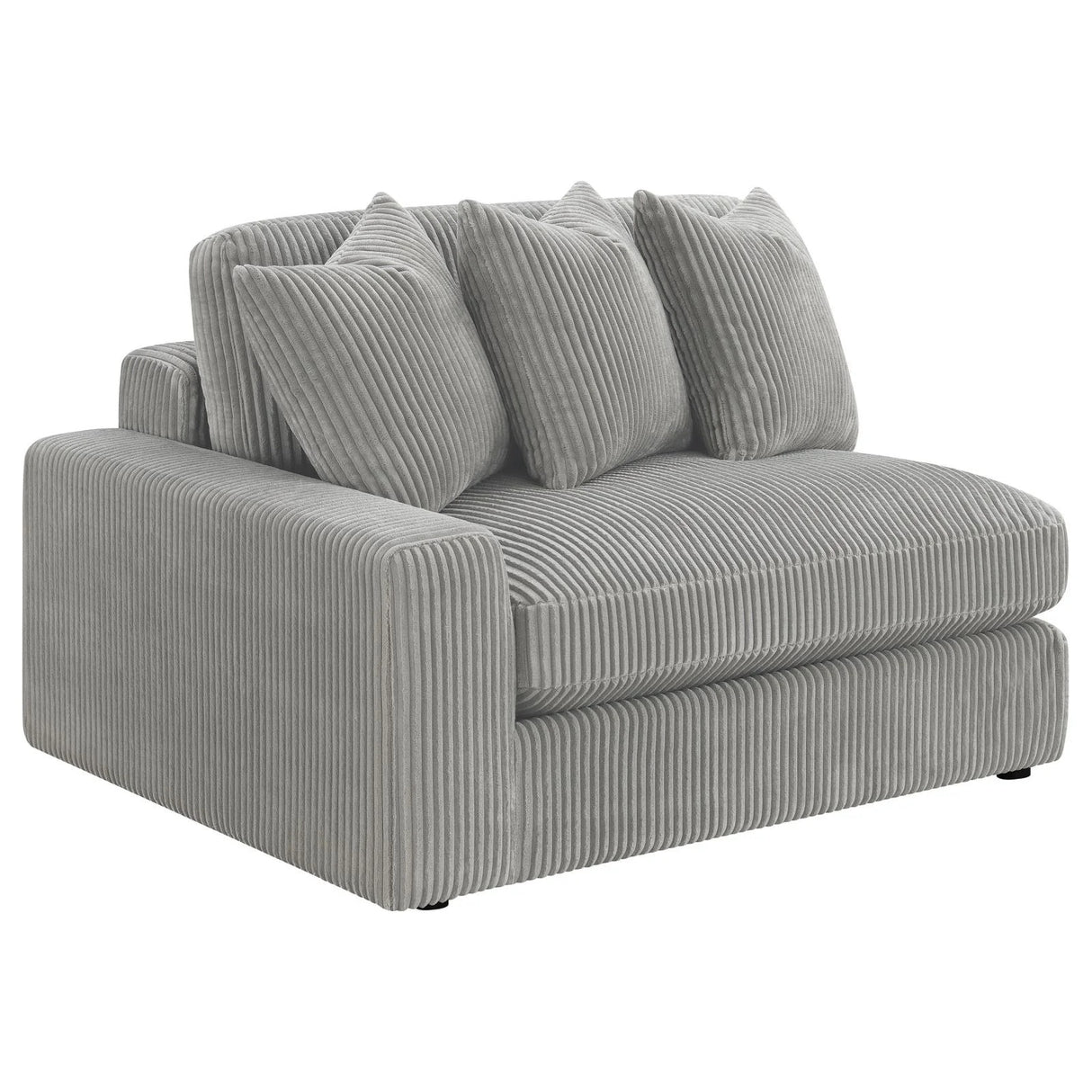 Blaine Fog Upholstered Reversible Sectional