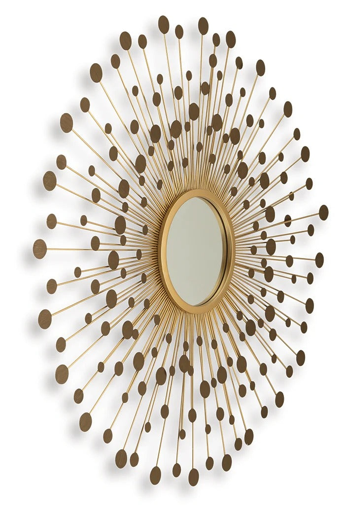 Morwenna Bronze/Gold Finish Accent Mirror