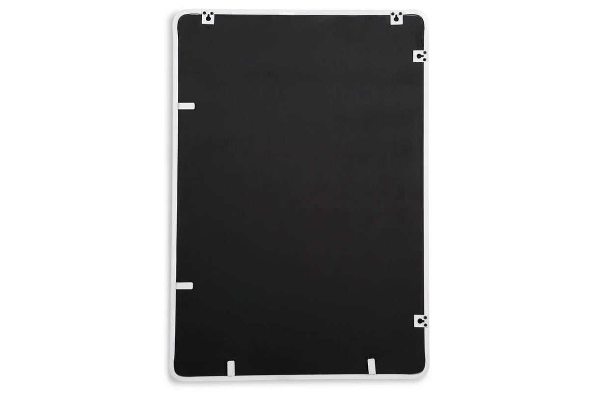 Brocky White Accent Mirror