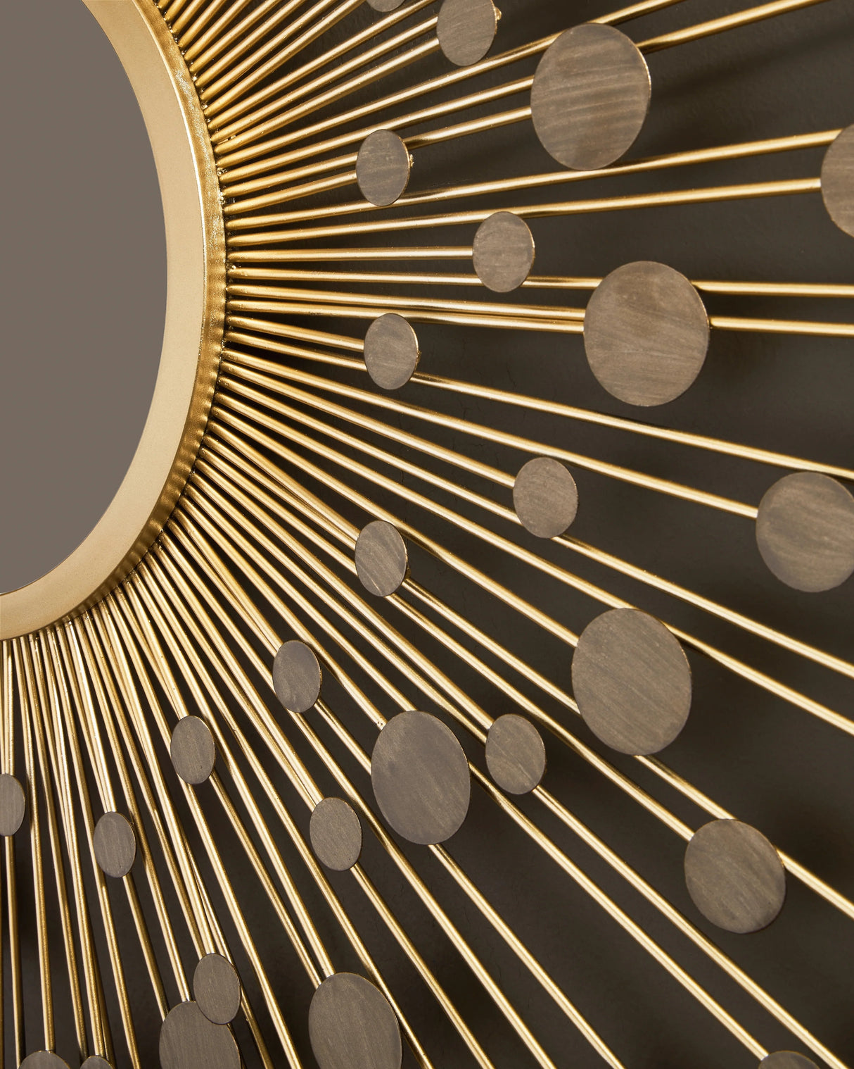 Morwenna Bronze/Gold Finish Accent Mirror